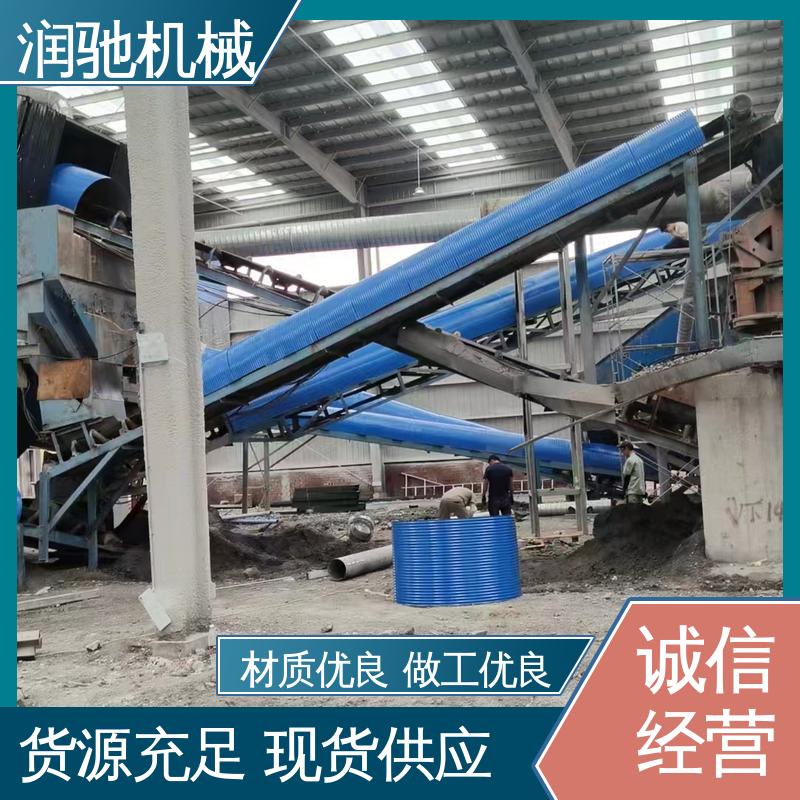 建材厂 弓形波浪 使用寿命长 皮带机防护罩 润驰供应