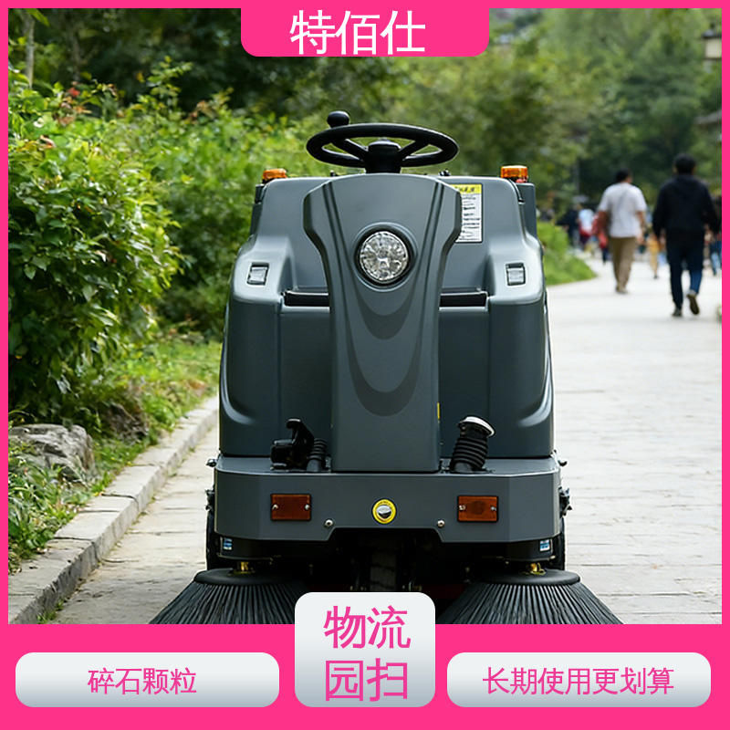 特佰仕 水泥粉尘、碎石颗粒、原料碎屑清洁 快递分拣车间扫地车