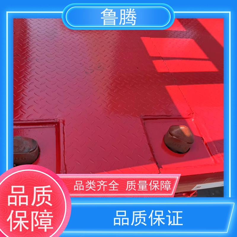 源头工厂 13米出口型平板半挂车 拉钢筋运输车 普货集装箱两用
