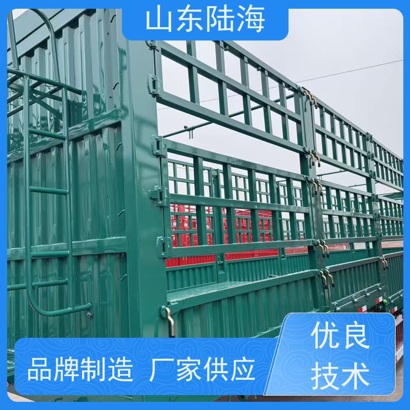 源头实力厂家 13米高栏花篮半挂车 物流运输 承载能力强