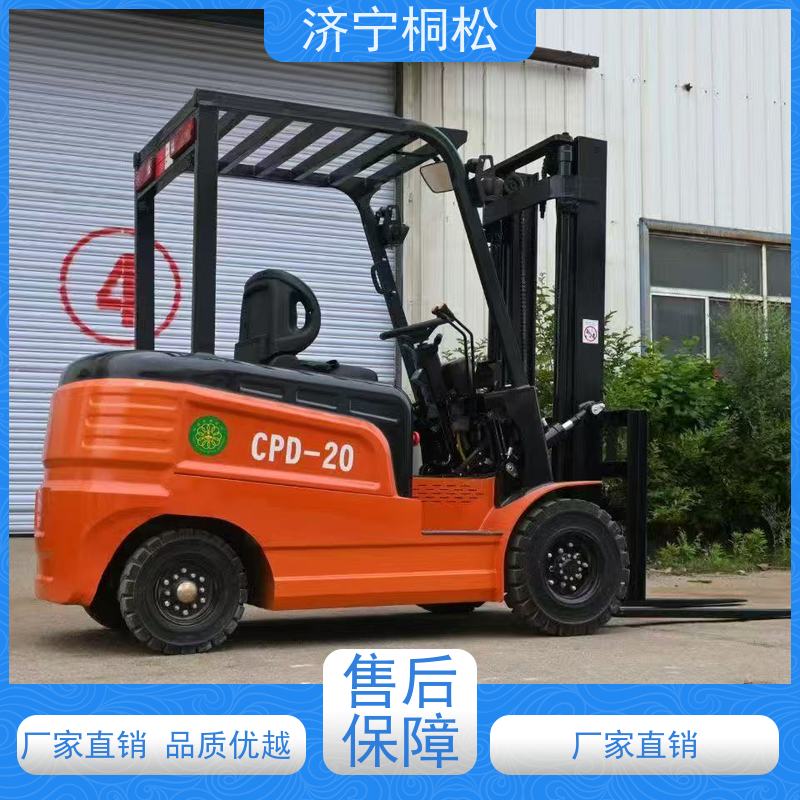桐松机械 可升高3米 2.5T环保电动叉车 90°可原地转向 配件种类繁多