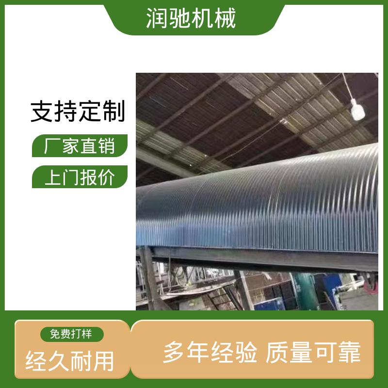 润驰供应 建材厂 蓝色B1000 输送机调心罩 安装方便