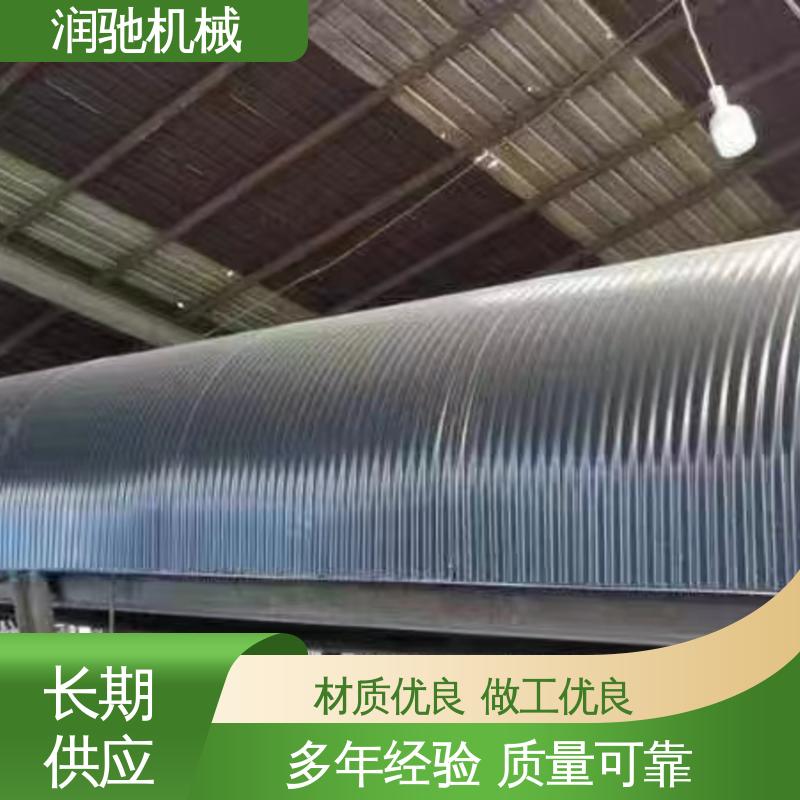 建材厂 过环评验收 皮带机防尘罩 蓝色B1000 润驰供应