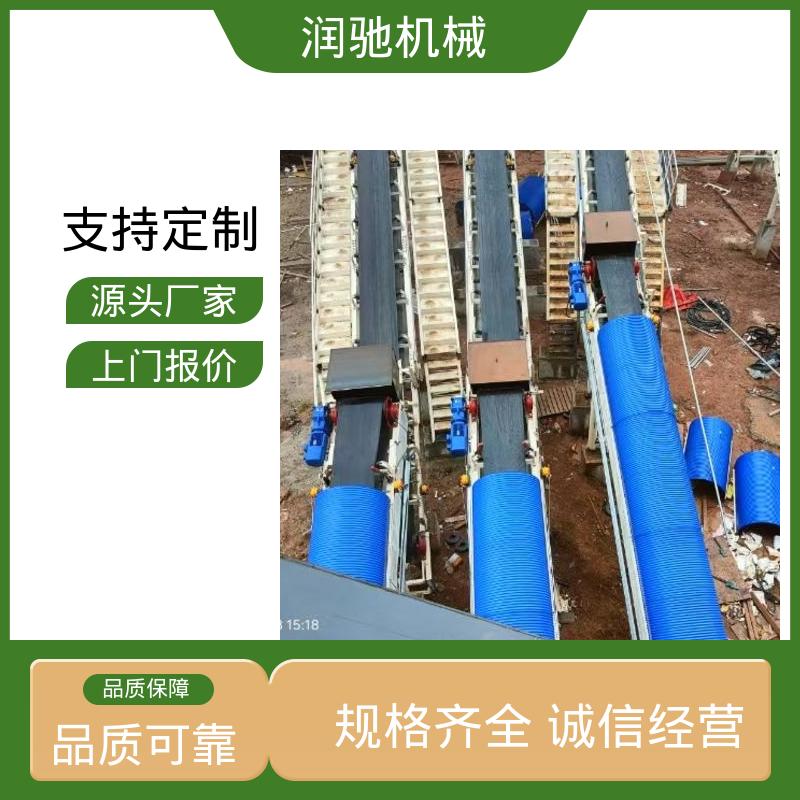 润驰供应 皮带机防护罩 碎石场用 弓形波浪 可开检查窗