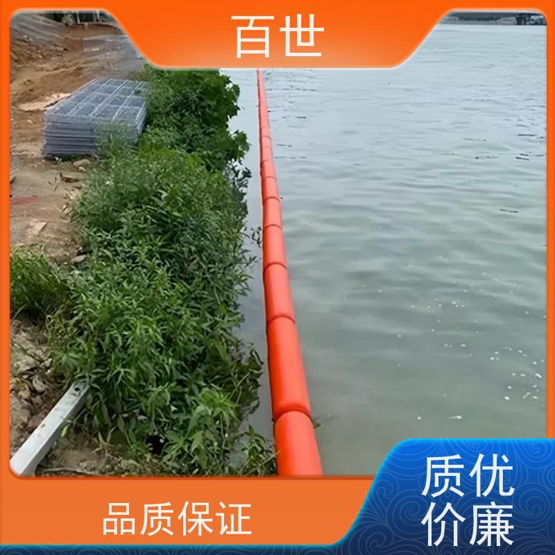 百世 自来水站 拦污屏障 自浮式结构 钢丝绳锚固