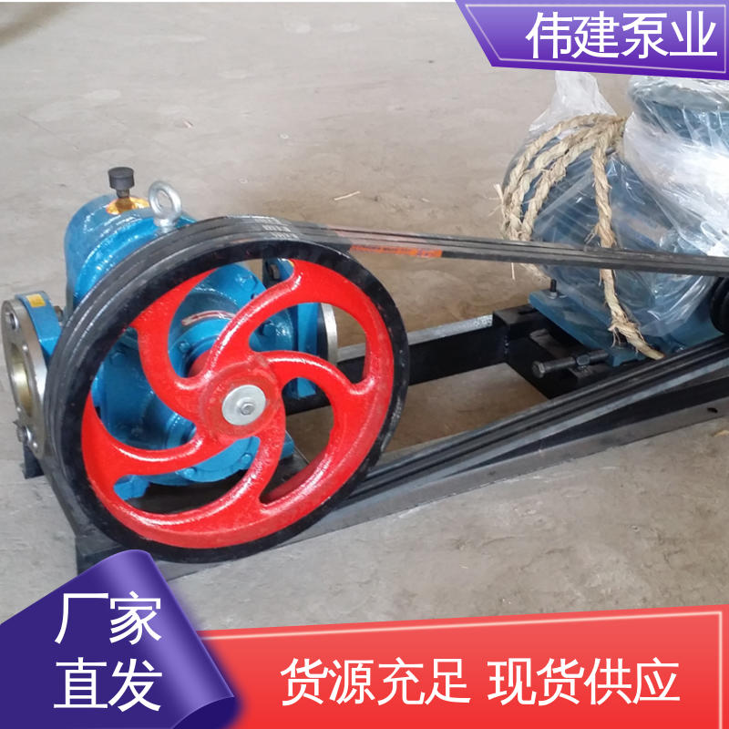 伟建供应 大流量 支持定制 润滑油脂沥青输送 LC高粘度罗茨泵