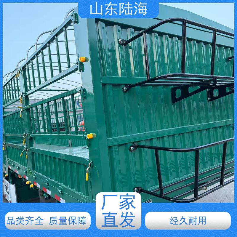 源头实力厂家 仓栏运输半挂车 钢板鼓刹车桥 承载能力强
