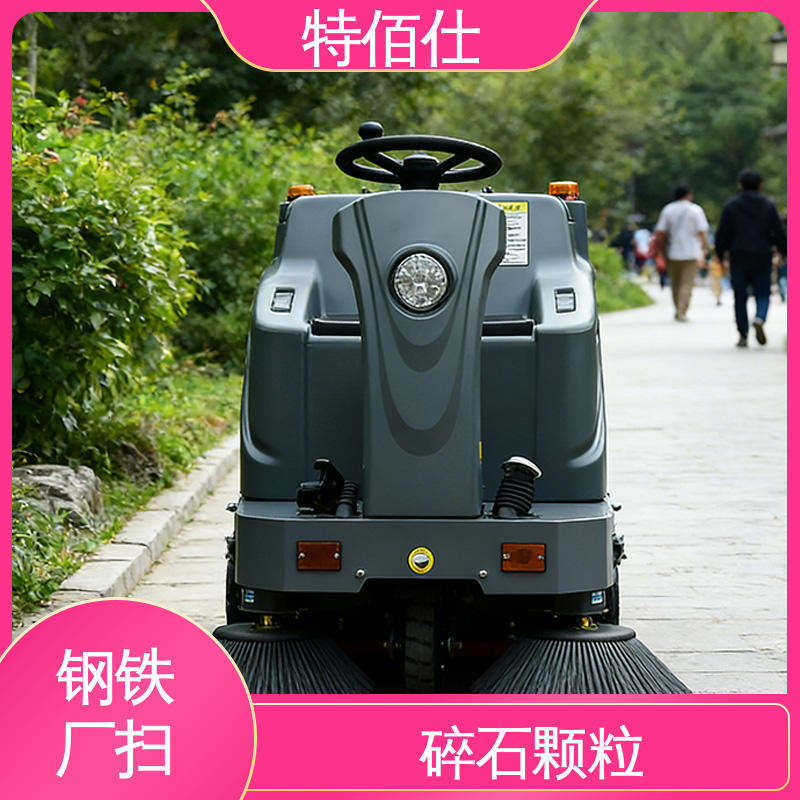 特佰仕 解决粉尘扩散 清扫树叶垃圾 露天货场扫地车