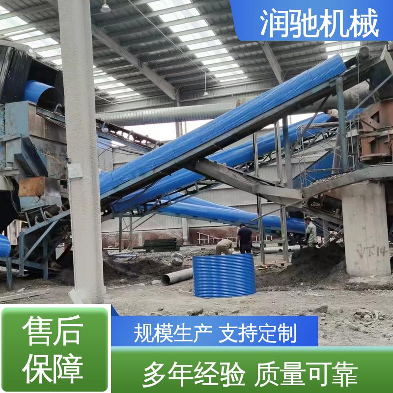蓝色B1000 电厂 输送带防尘罩 可开检查窗 润驰供应