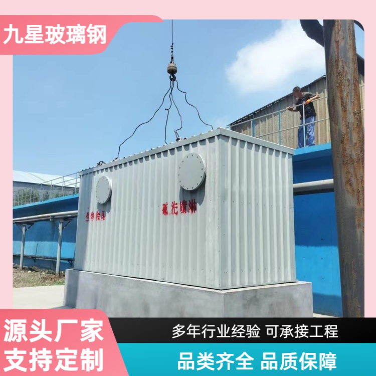九星 厂家直供 污水处理站生物箱 食品加工厂用 高效率寿命长