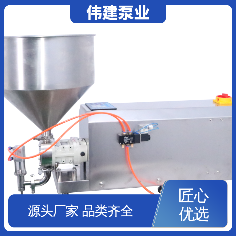伟建定制 蜂蜜糖蜜定量灌装泵 不生锈 无级调速