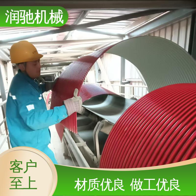 润驰供应 用心选材 蓝色B1000 电厂 输送带防尘罩 