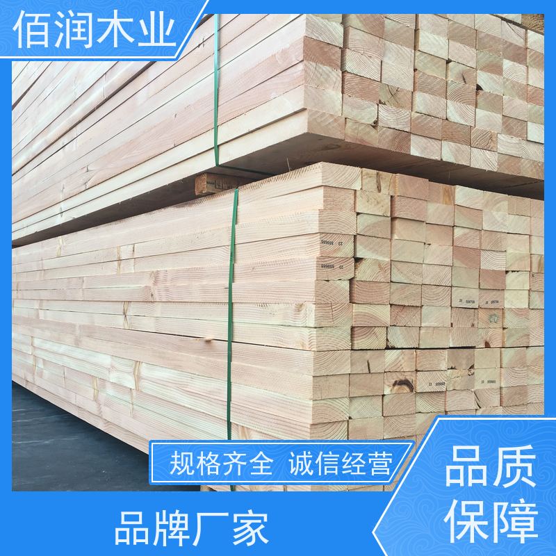 佰润 南方松木方 公司 用于施工 强度大 支持定制