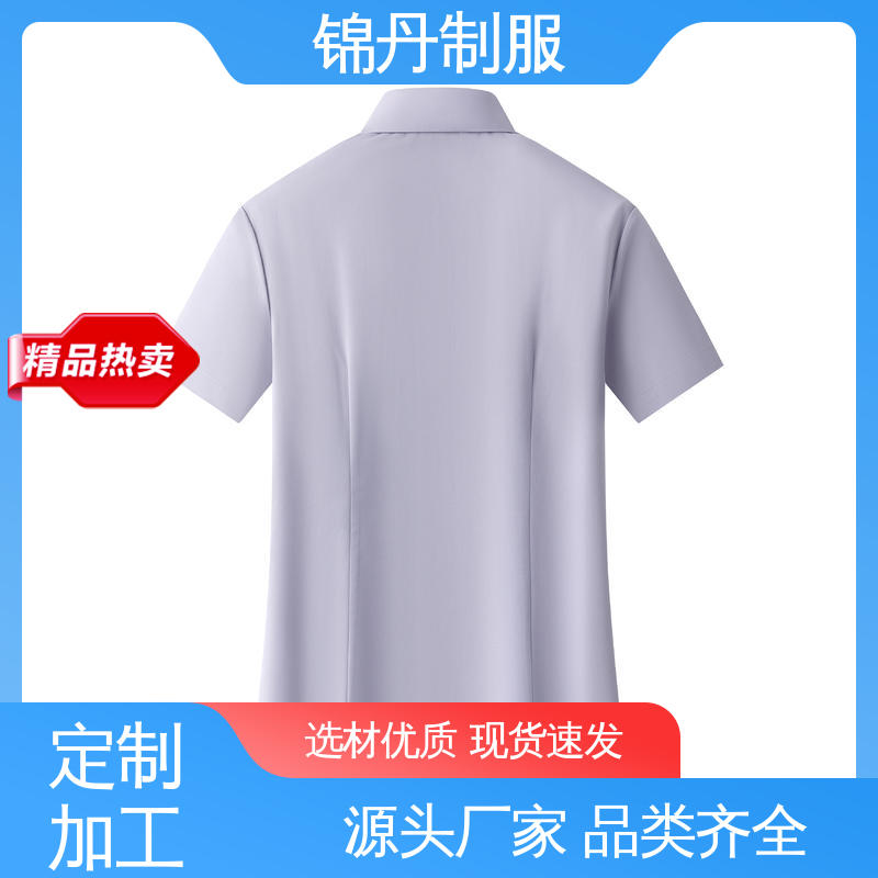 顺|德 短袖女衬衫 工装衬衣定制 公司员工统一制服