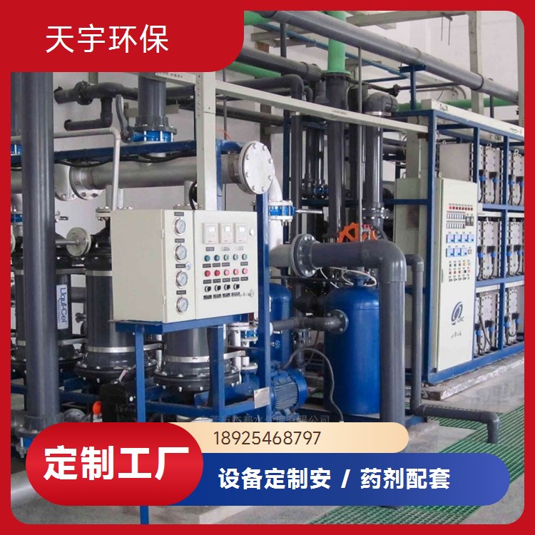 脱盐率≥98% 12吨中水回用设备 工业纯水设备 天宇环保