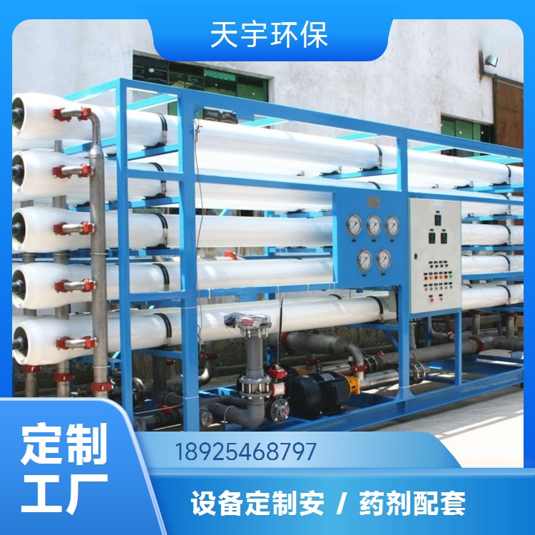 天宇环保 双级反渗透设备 软化水质 水利用率高
