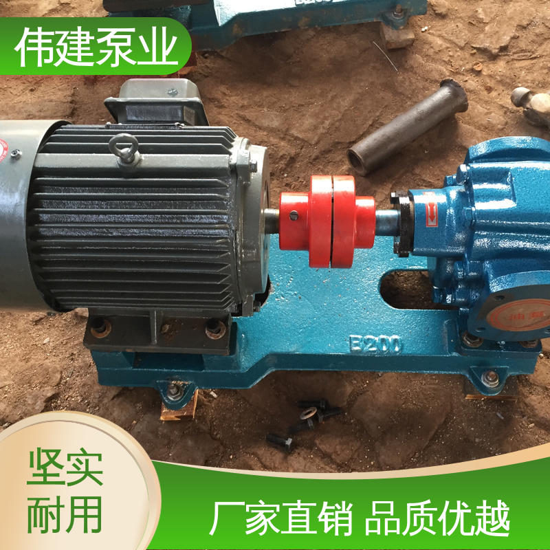 机油柴油液运输用 无堵塞耐高温 支持定制 电动齿轮泵 伟建生产