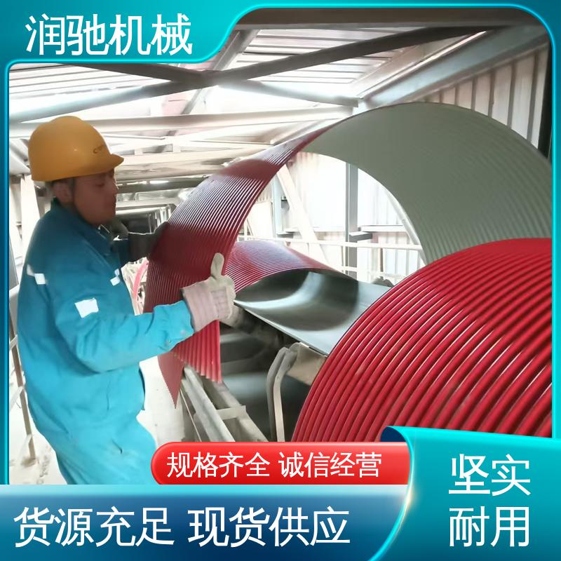 润驰供应 商砼站 安装方便 输送机密封罩 蓝色B1000