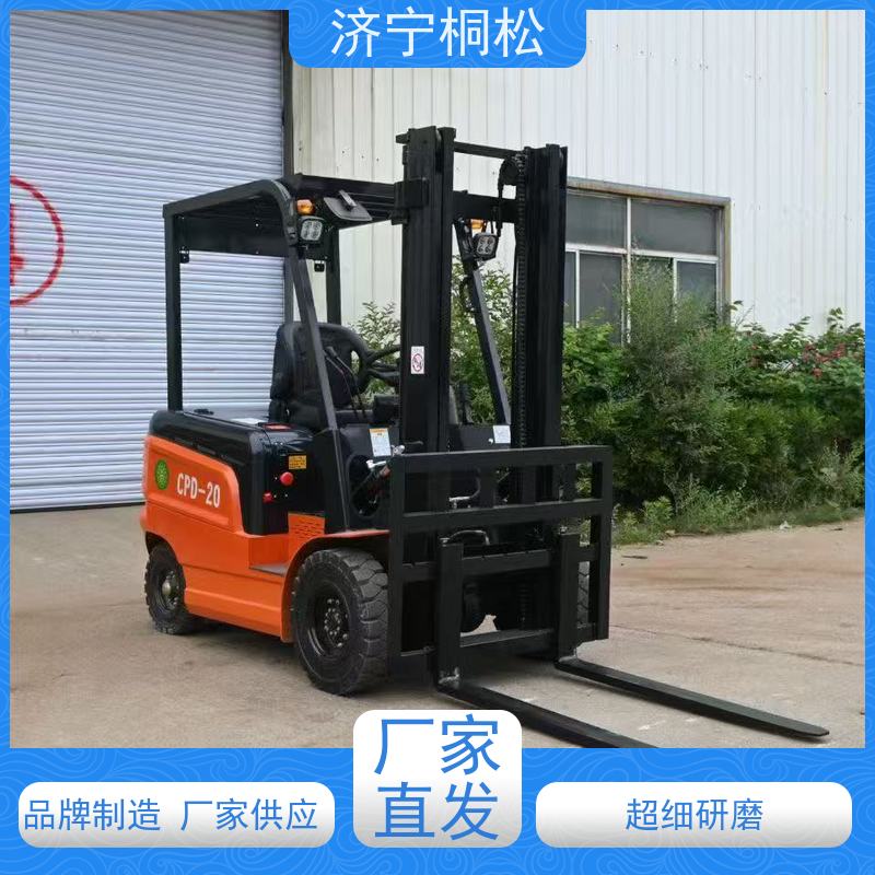 桐松机械 可左右侧移 1T环保电动叉车 加强密封双油缸 好配件随时联系
