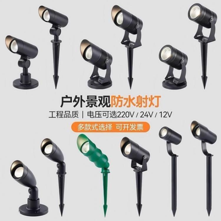 捷翔照明大功率户外防水射树灯IP67庭院地灯