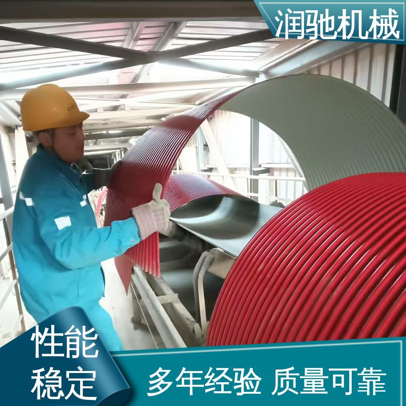 润驰供应 耐酸碱抗老化 运输机彩钢罩 输煤机用 弓形波浪