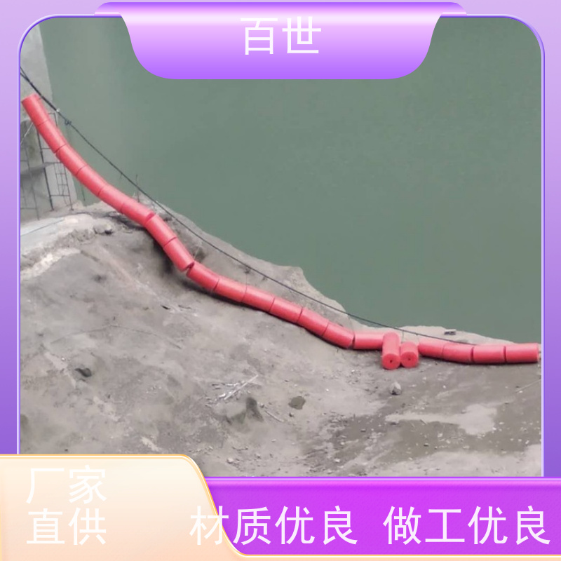 百世 泥石流多发区 拦污排 水草拦截 钢丝绳锚固