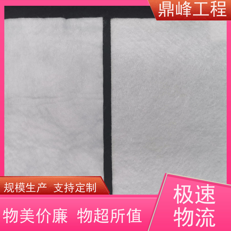 鼎峰工程 长丝烧毛无纺土工布 毛毡布 可指导施工
