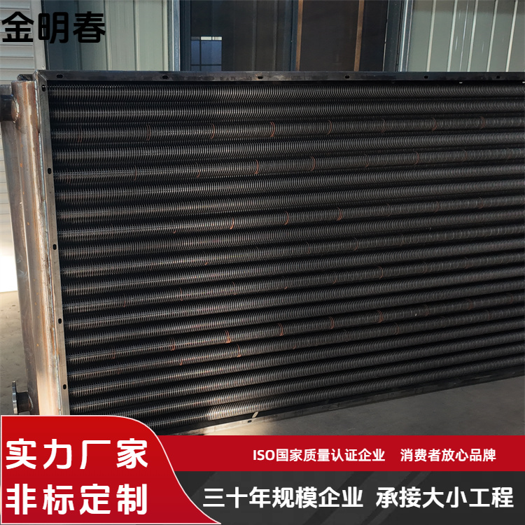 金明春 厂家供应 绕片管换热器 承压强不易损坏 专车发货