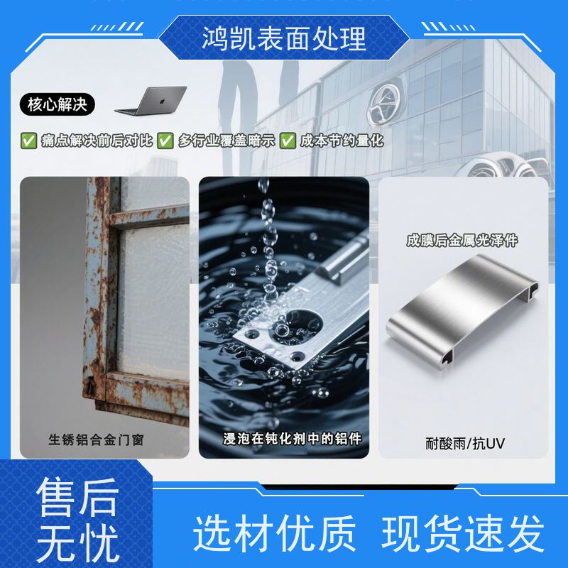  铝合金钝化剂 致密保护膜耐盐雾 工业部件防腐蚀