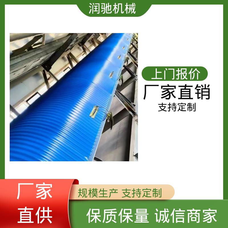 搅拌站 皮带机防雨棚 可开检查窗 蓝色B1000 润驰供应