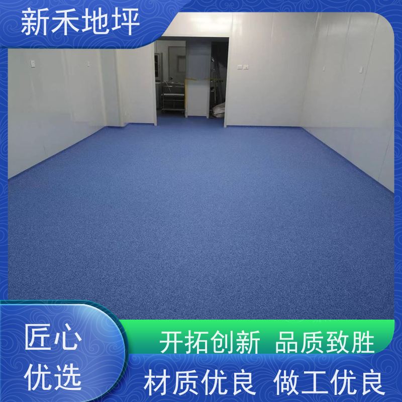 发电主机厂地面做环氧彩砂地坪 压砂自流平研磨工艺 密实型抗压耐磨