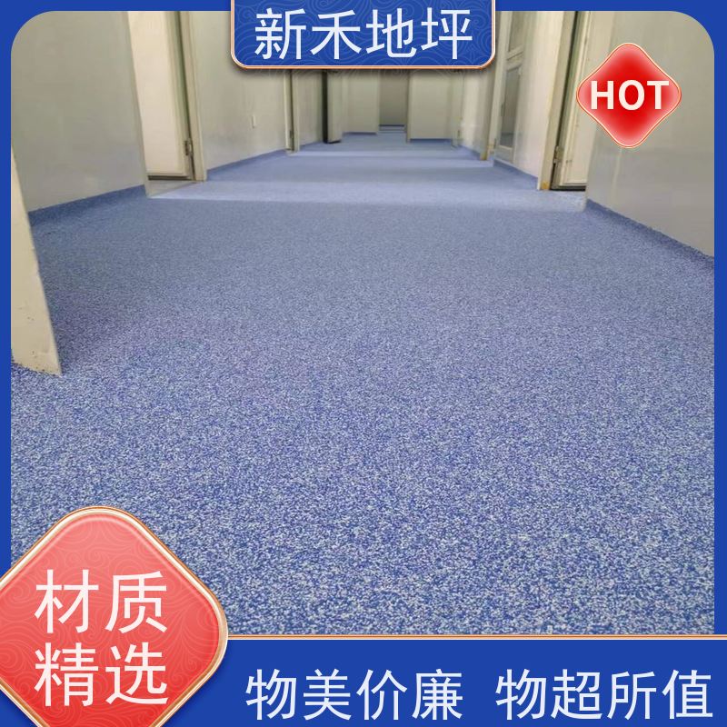 化工厂车间地面用环氧彩砂压砂地坪漆 自流平馒涂工艺施工成本低