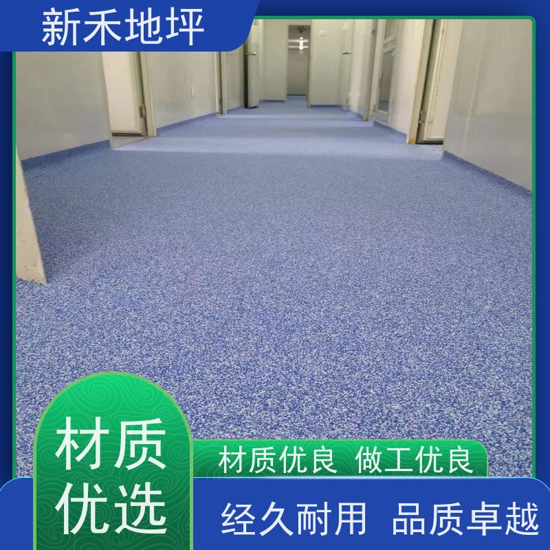 生产车间 环氧树脂彩砂压砂地坪 耐磨 资质齐全 耐磨损