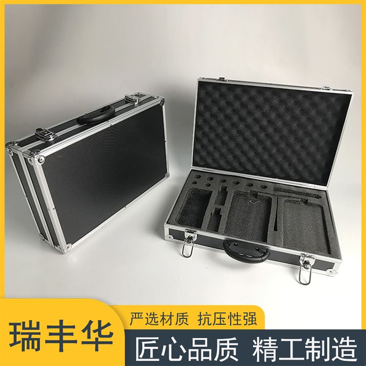 铝合金航空箱 五金配件收纳箱 带分层隔板工具铝箱
