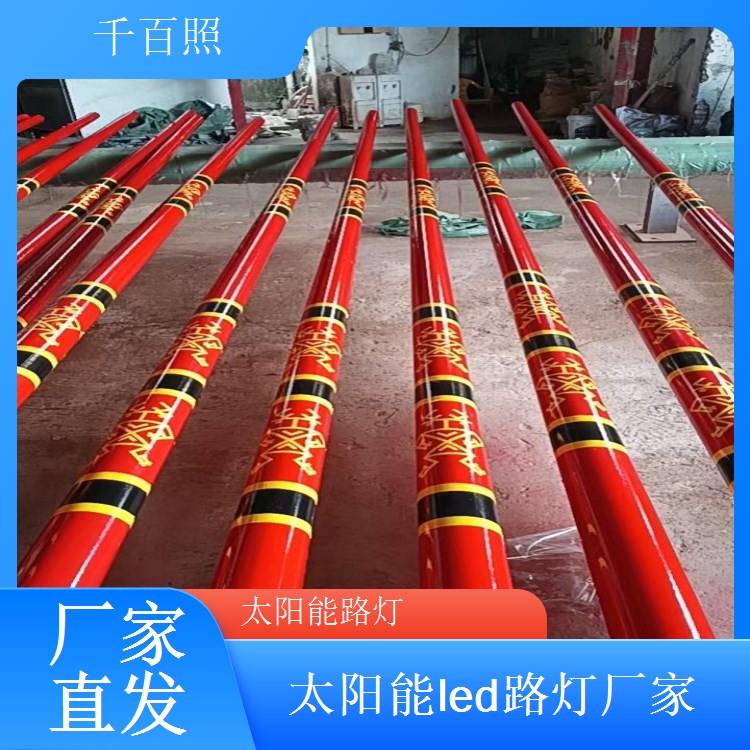  沿海防腐蚀太阳能路灯 不锈钢灯杆抗盐雾抗氧化 千百照