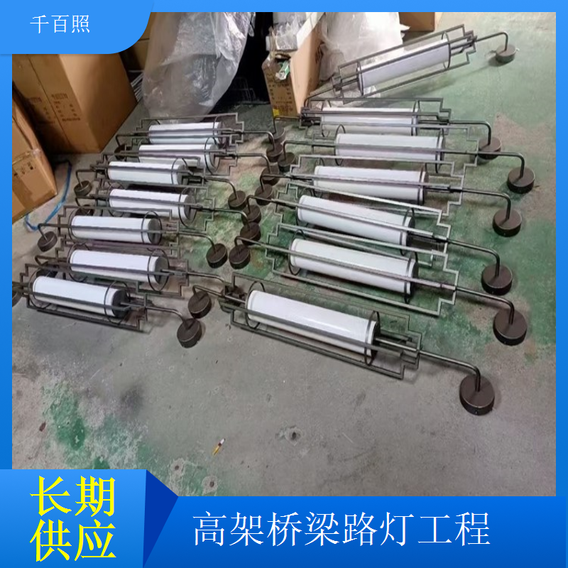 桥梁护栏嵌入式路灯工程节省空间易安装千百照