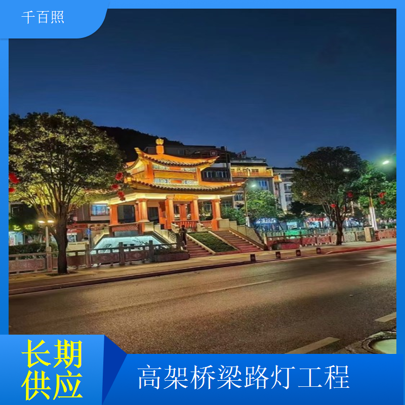 桥梁路灯安装服务采购专业施工保障安全千百照