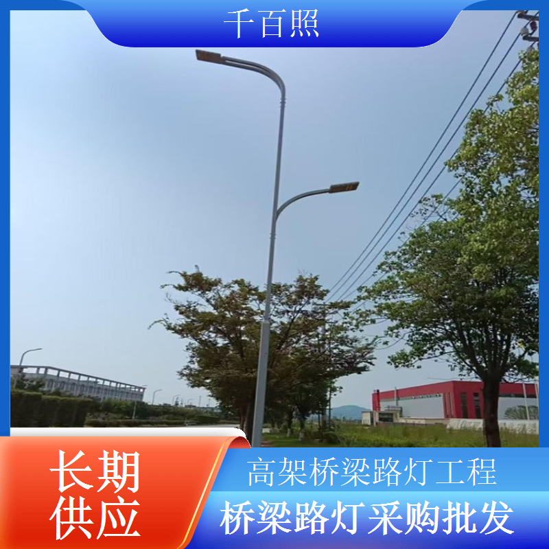 小跨度桥梁路灯安装快速部署高效便捷千百照