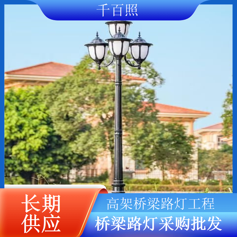 市政桥梁路灯全套供应灯杆灯珠电源一站式采购千百照