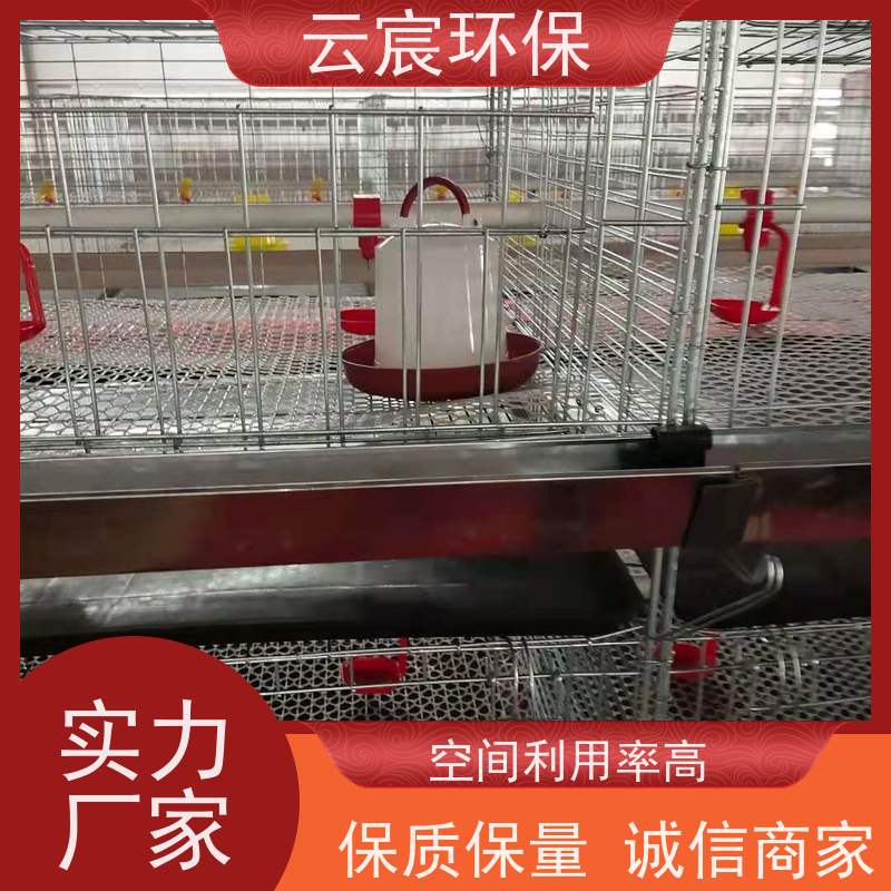 云宸环保 四层小鸡笼 自动化现代养殖设备 使用寿命长