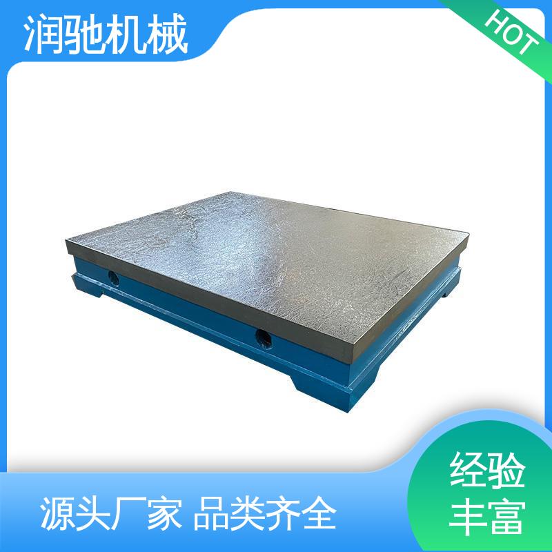 润驰供应 铸铁圆平台 齿轮箱试验台底座 精密铸造