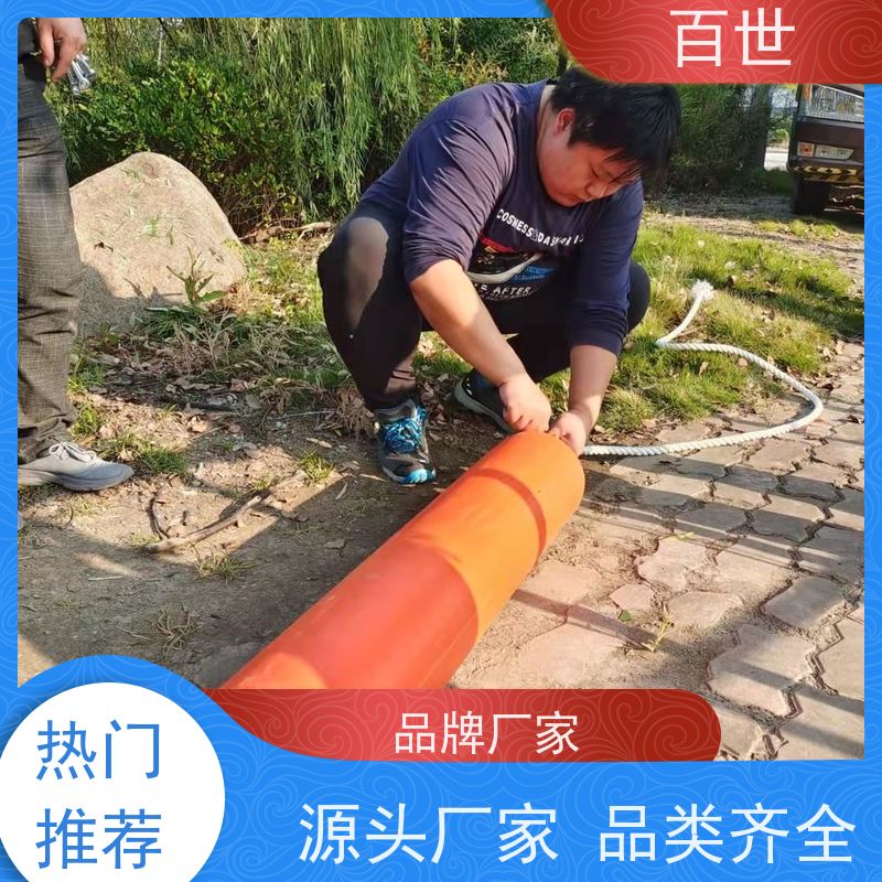百世 海洋作业 警示浮筒 自浮式结构 钢丝绳锚固