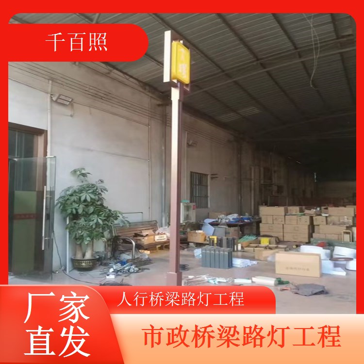 市政桥梁照明工程低压安全防触电适配各类桥梁千百照路灯