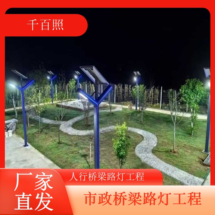 城市桥梁照明工程不锈钢灯杆美观耐用提升城市品位千百照路灯