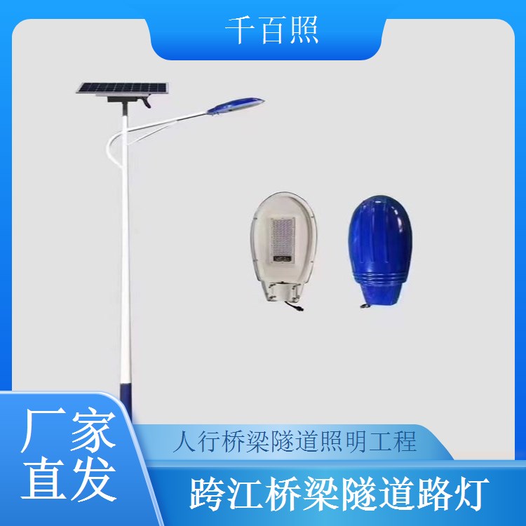跨江桥梁隧道路灯工程 耐腐耐候 江边复杂环境适用 千百照路灯