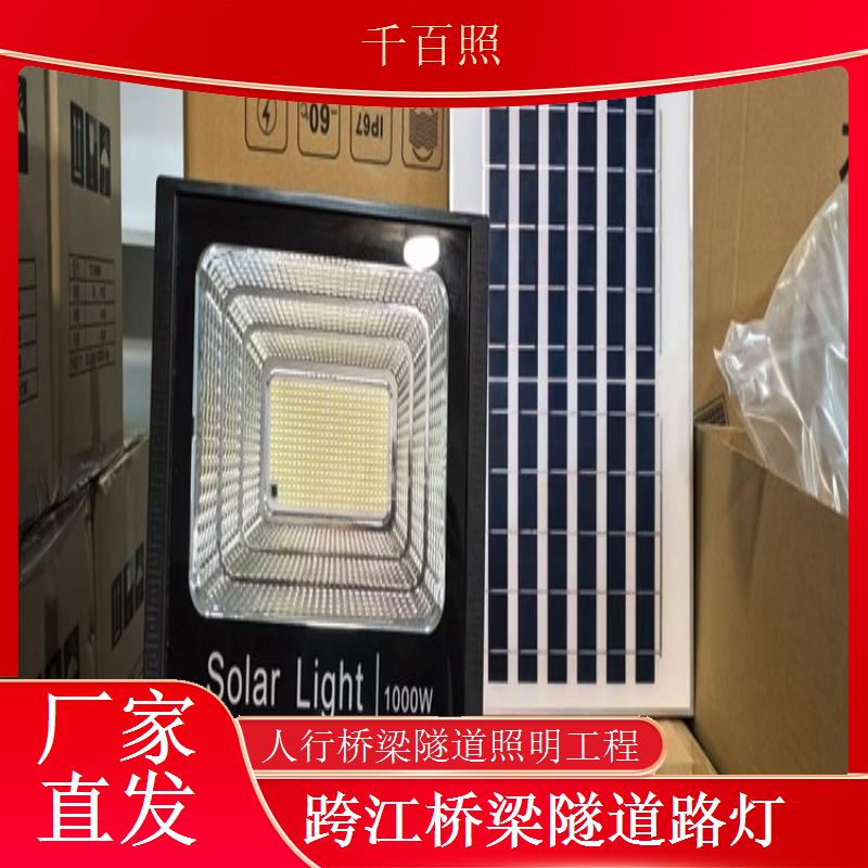 跨江桥梁隧道路灯工程 耐盐雾 江边耐用 千百照路灯
