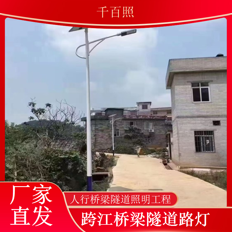 城市桥梁隧道照明工程 铸钢灯杆 坚固抗压 千百照路灯