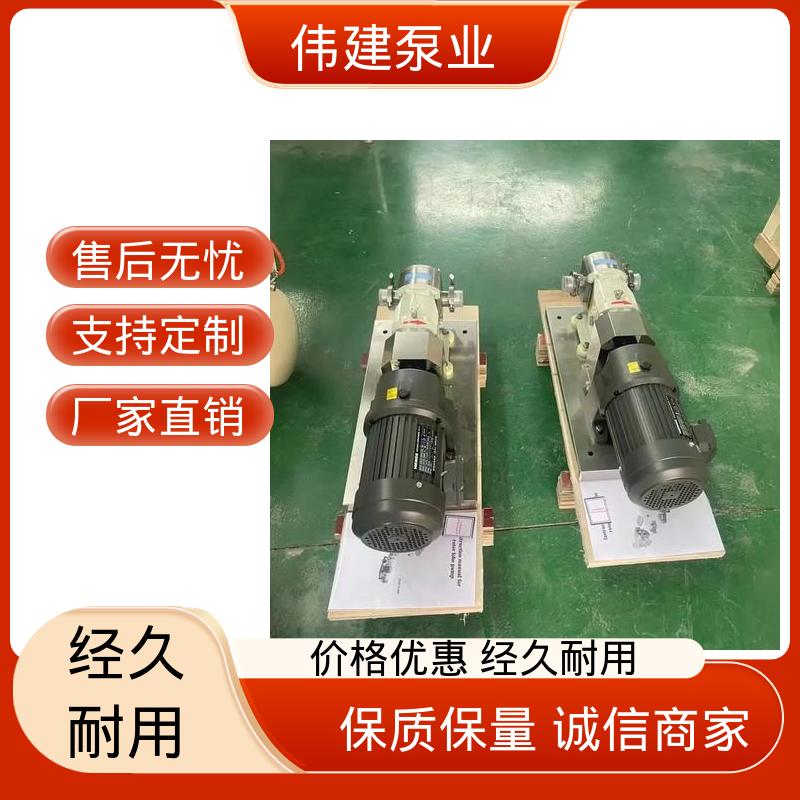 伟建定制 鲅鱼馅灌装泵 防止拉丝或断流 节能设计 碳素合金钢材质
