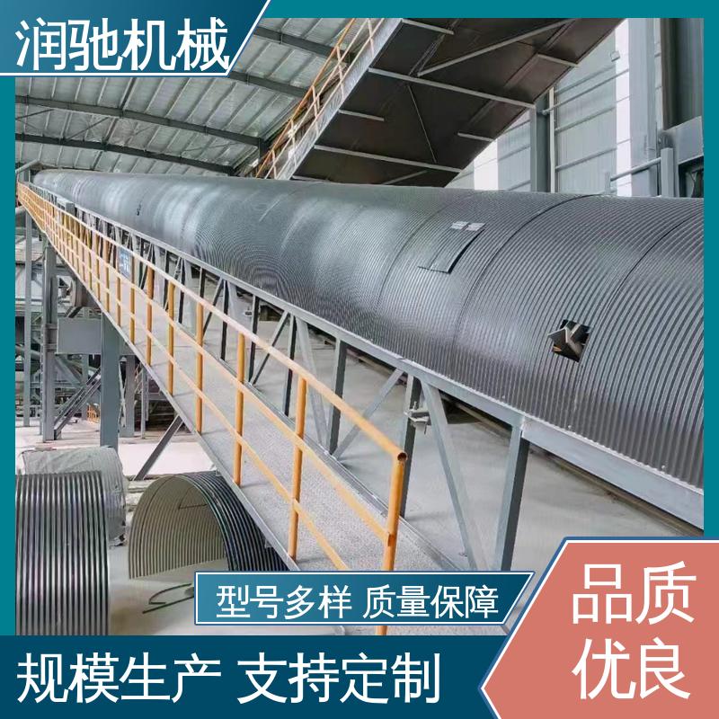 用于矿山港口行业 可开检查窗 蓝色B1200 B650 传送带防雨棚 润驰供应