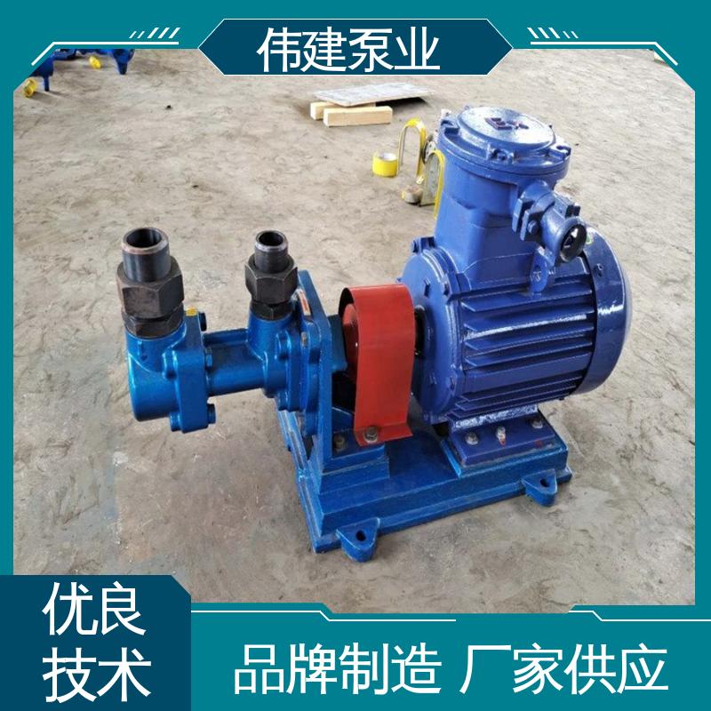 伟建生产 防水防锈 聚氨酯输送泵 结构紧凑 润滑系统设备